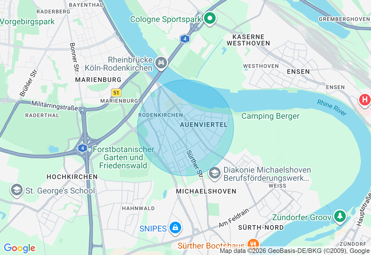 Kartenansicht der Location