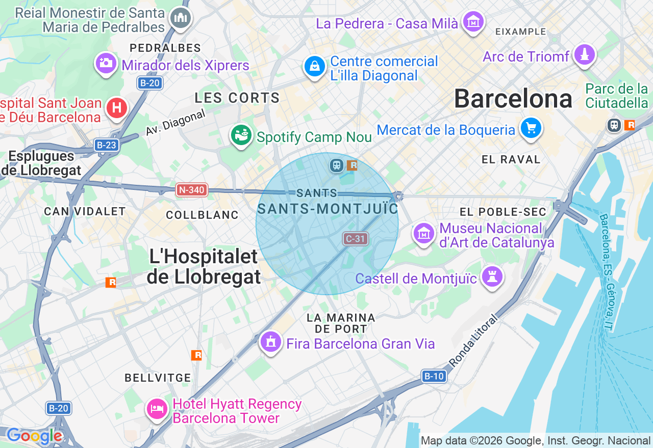 Mapa de la ubicación