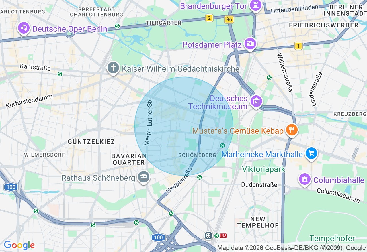 Kartenansicht der Location