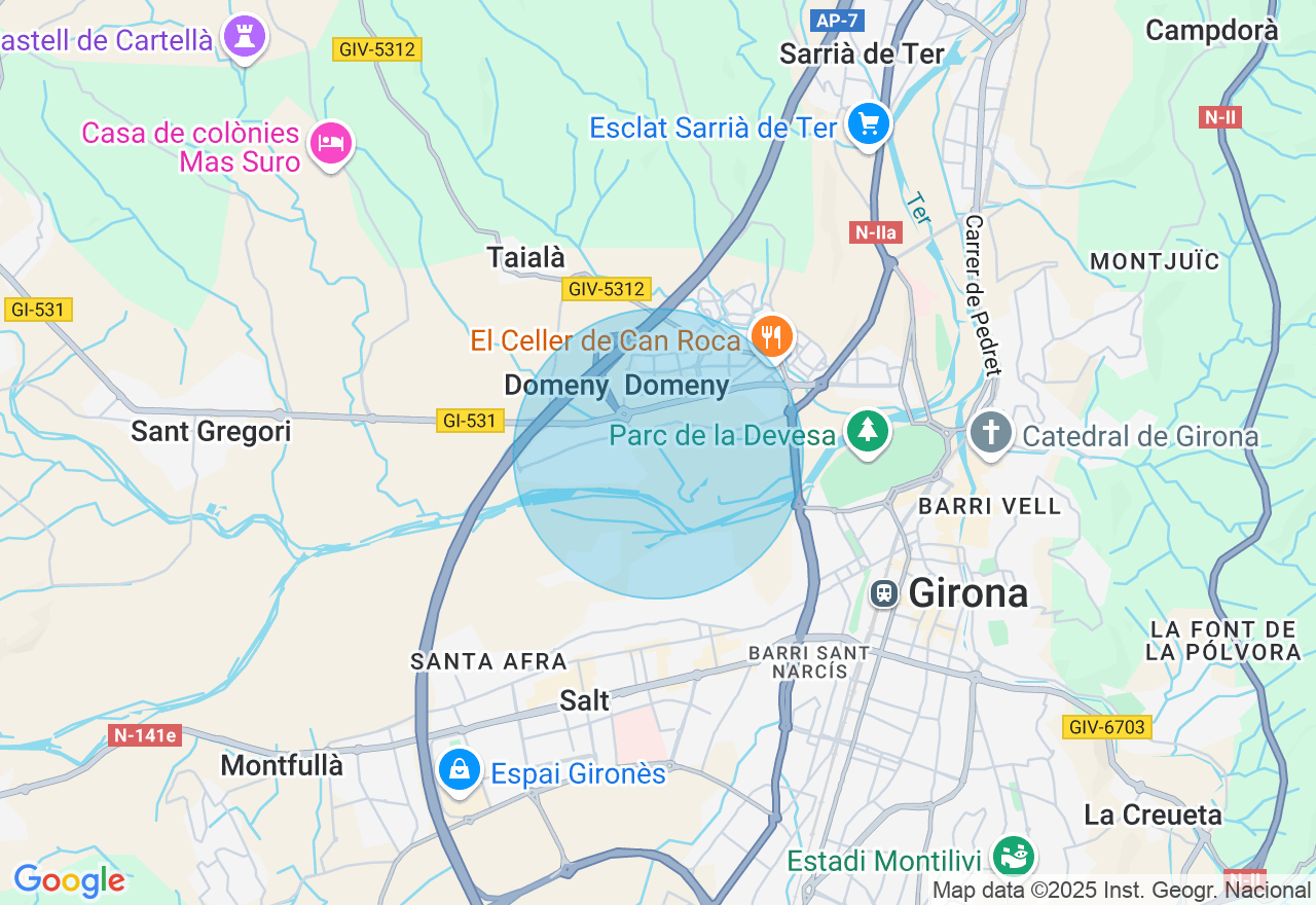 Mapa de la ubicación
