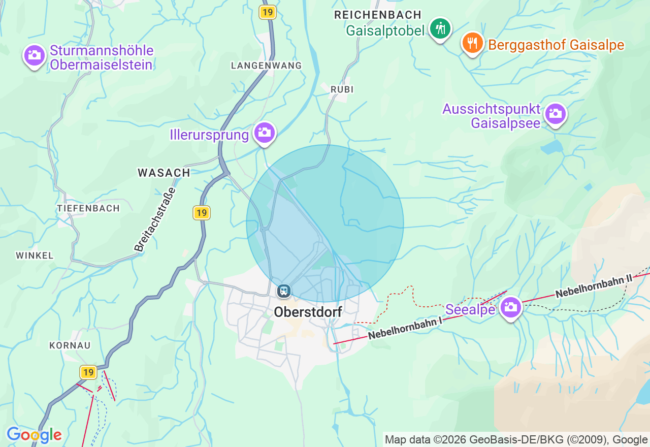 Kartenansicht der Location