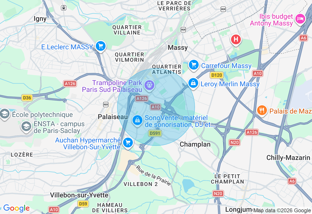 Carte de l'emplacement