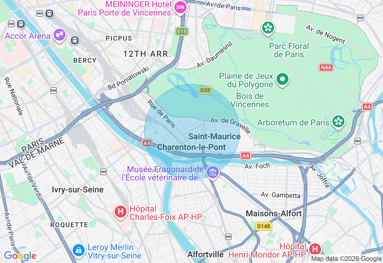 Carte de l'emplacement