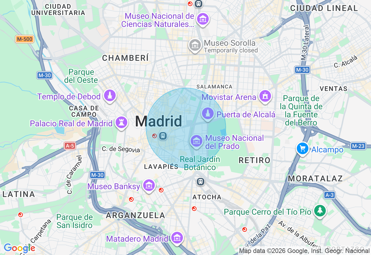 Mapa de la ubicación