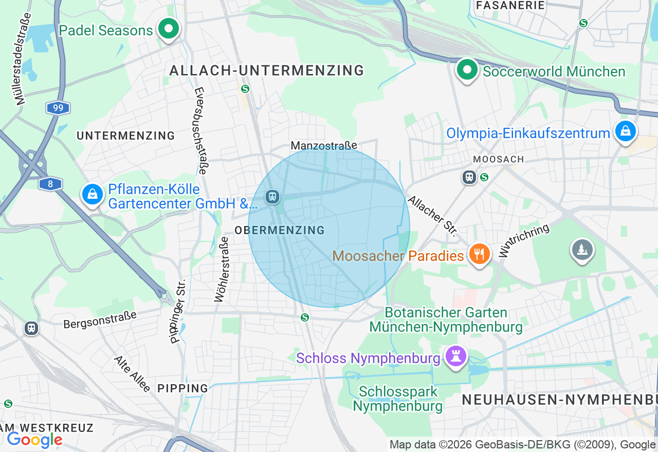 Kartenansicht der Location