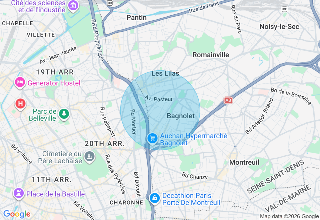 Carte de l'emplacement