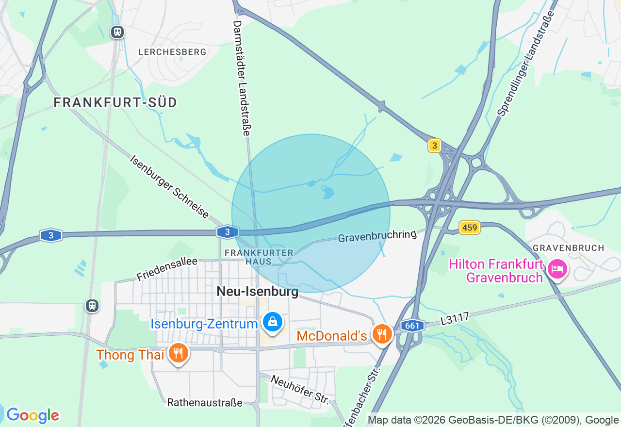 Kartenansicht der Location
