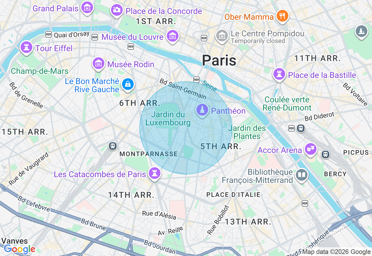 Carte de l'emplacement