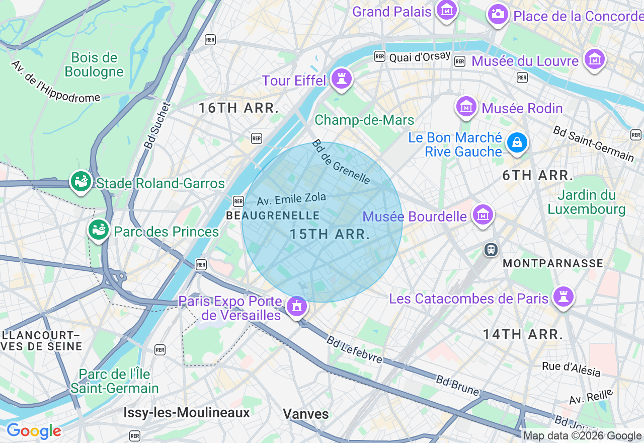 Carte de l'emplacement