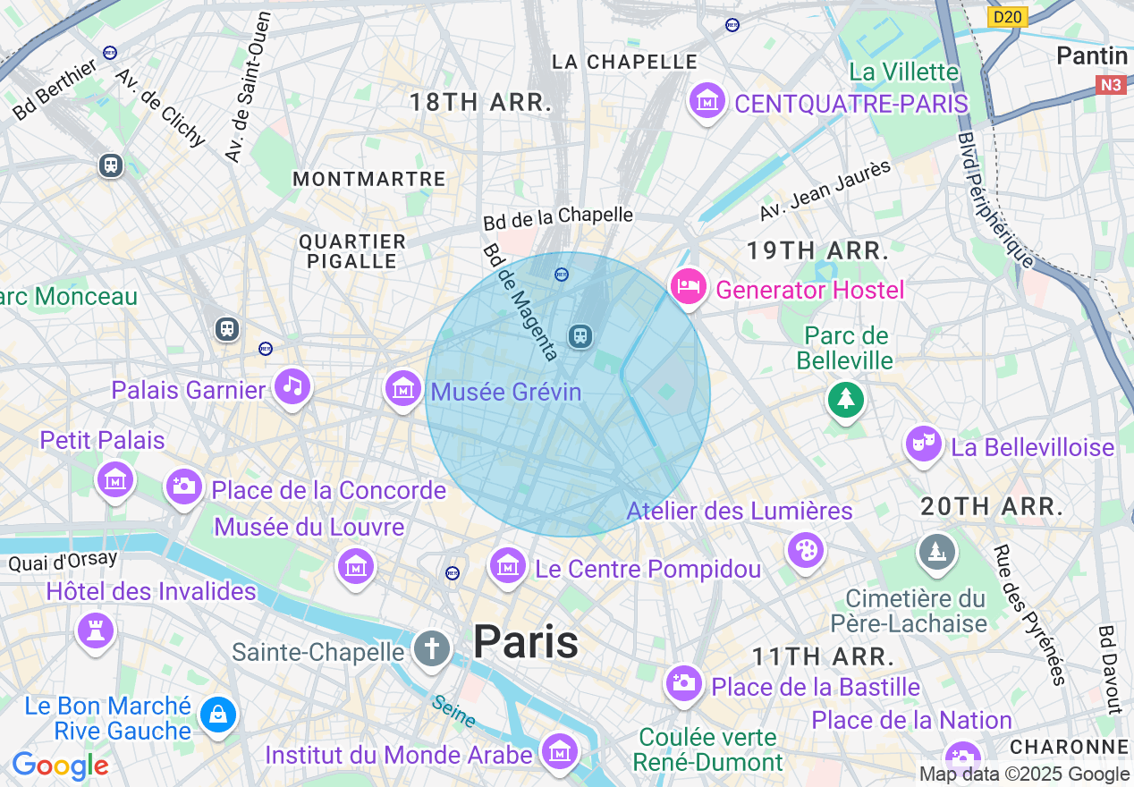 Carte de l'emplacement
