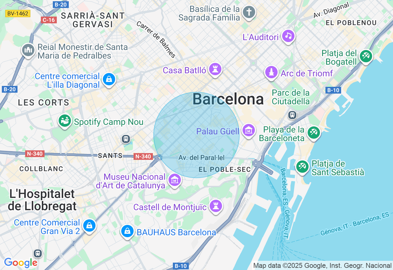 Mapa de la ubicación