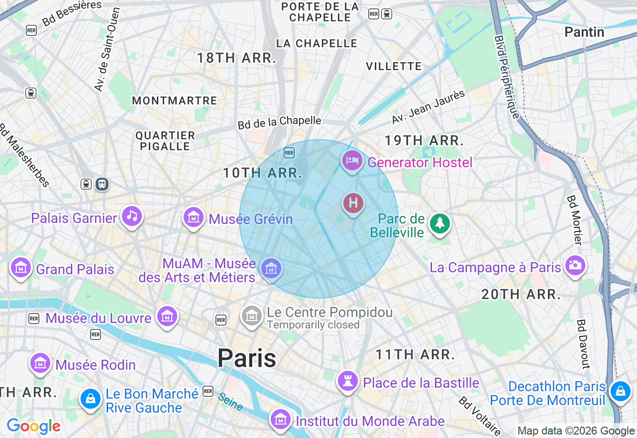 Carte de l'emplacement