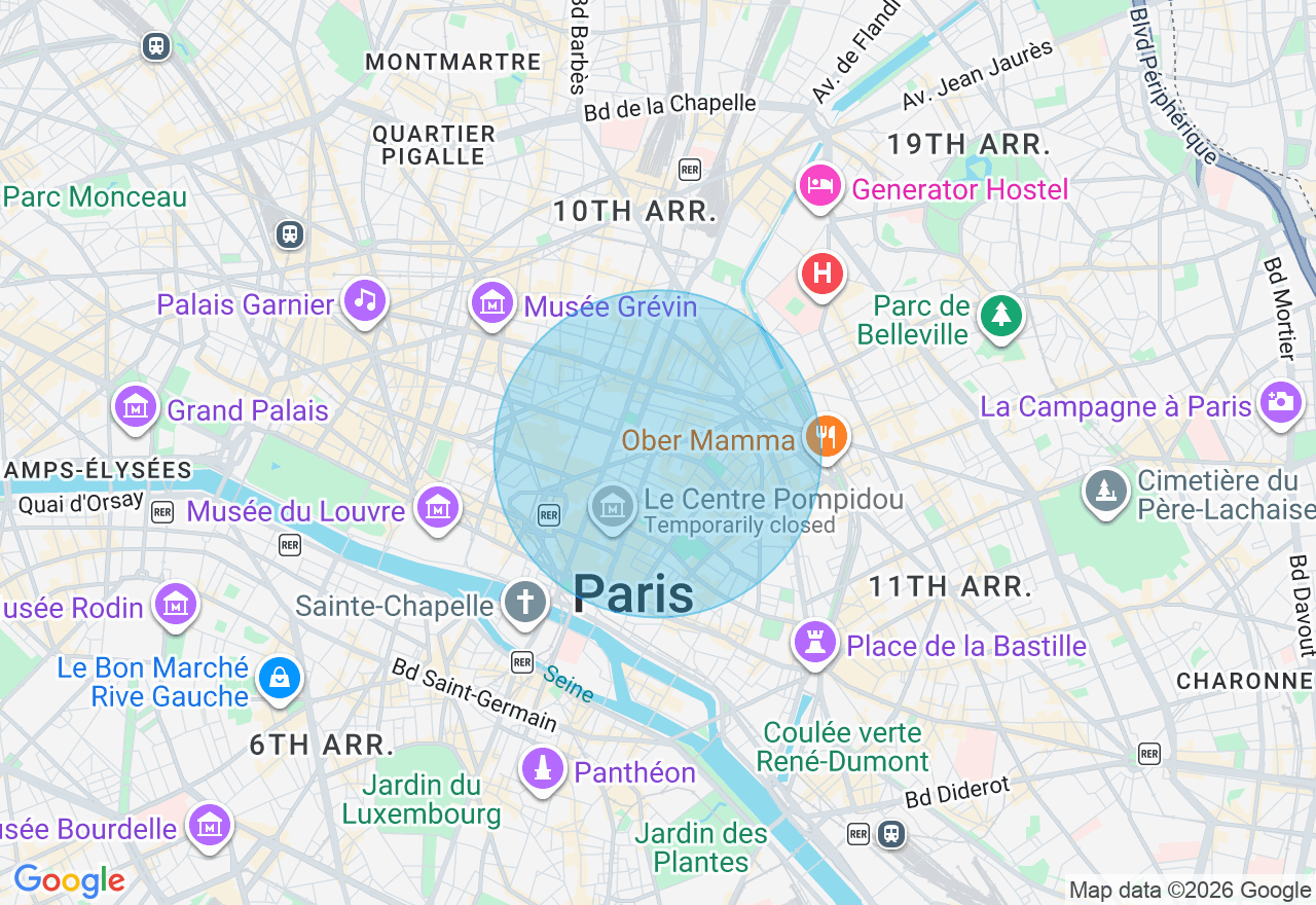 Carte de l'emplacement
