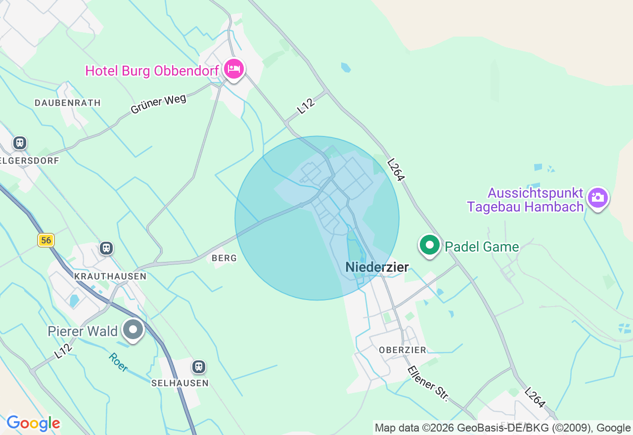 Kartenansicht der Location