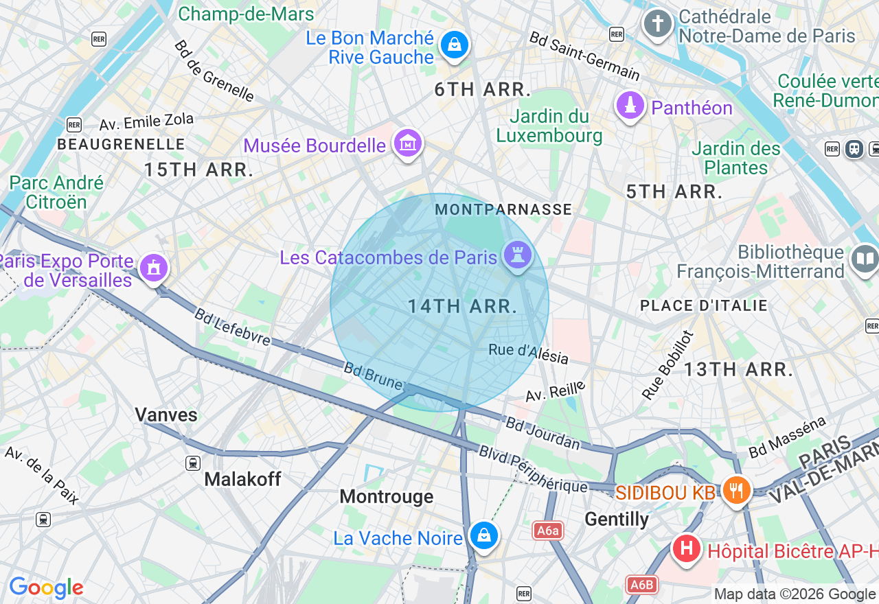 Carte de l'emplacement