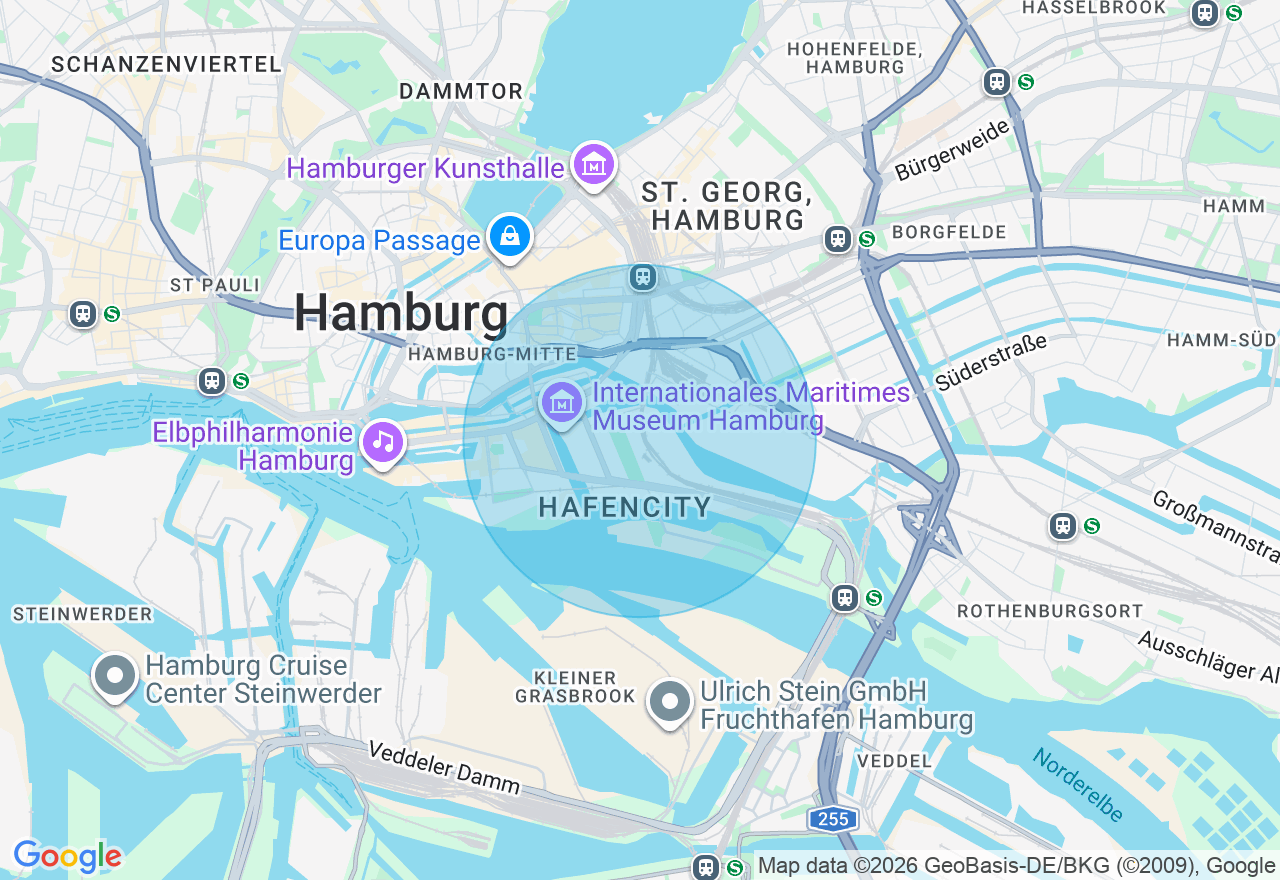 Kartenansicht der Location