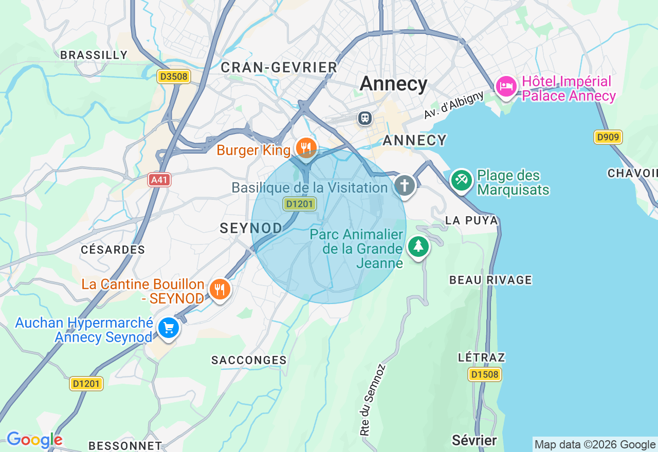 Carte de l'emplacement