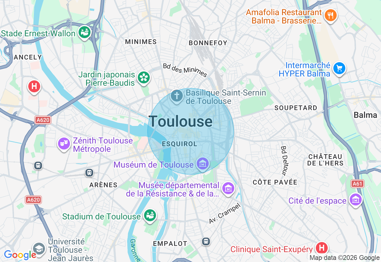 Carte de l'emplacement