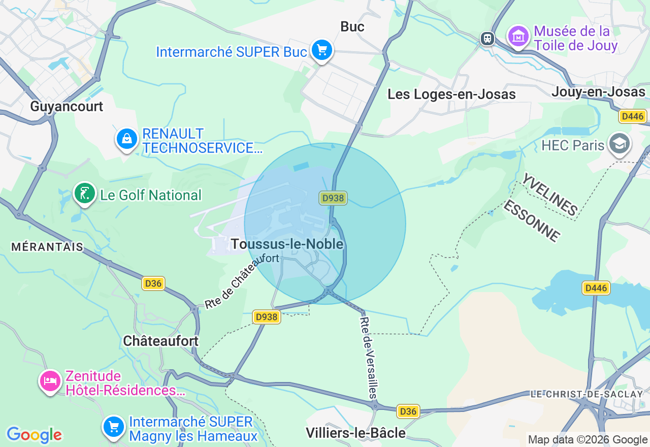 Carte de l'emplacement