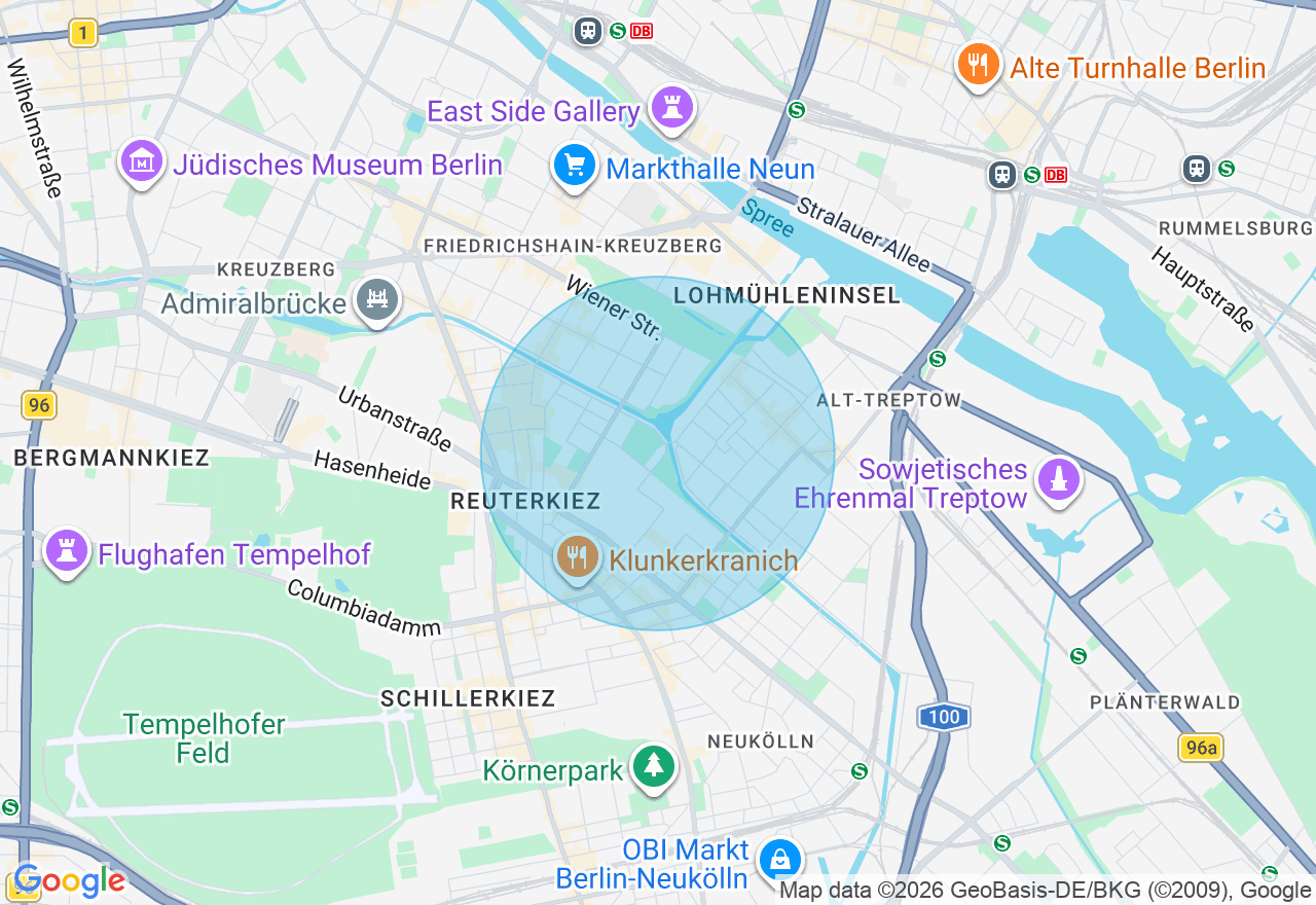 Kartenansicht der Location