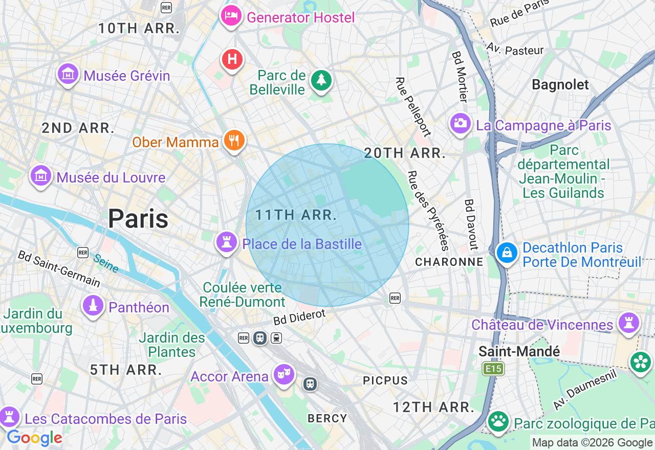 Carte de l'emplacement