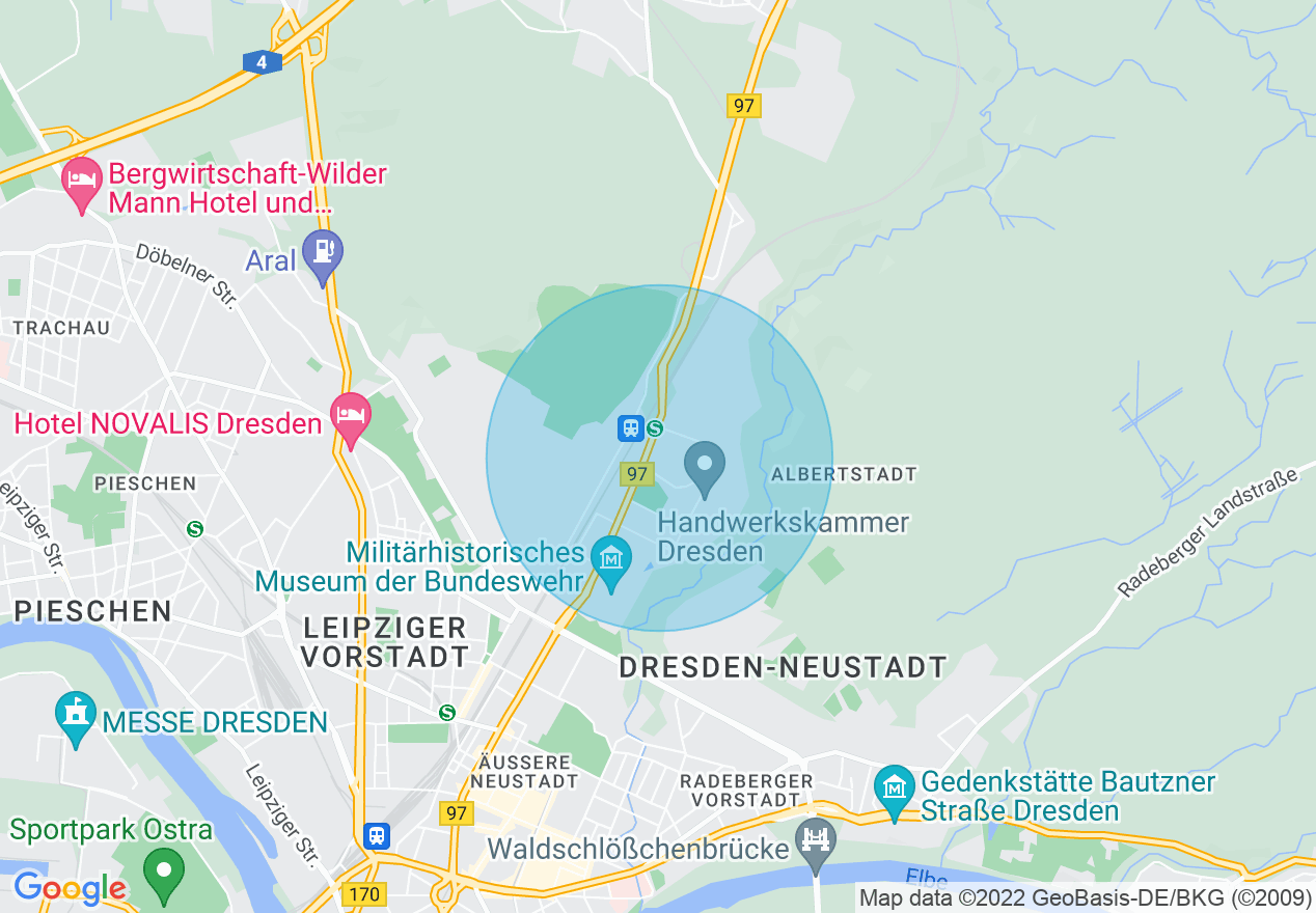 Kartenansicht der Location