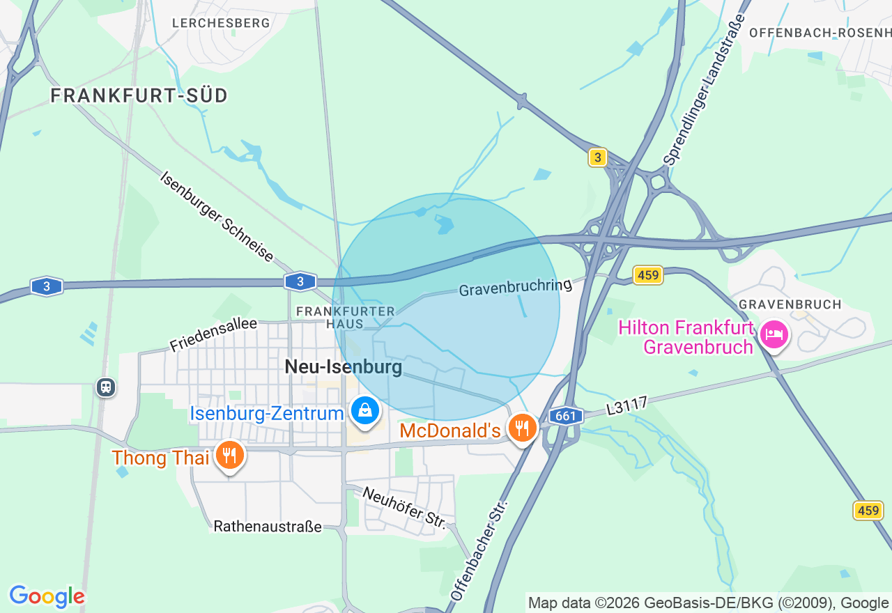Kartenansicht der Location