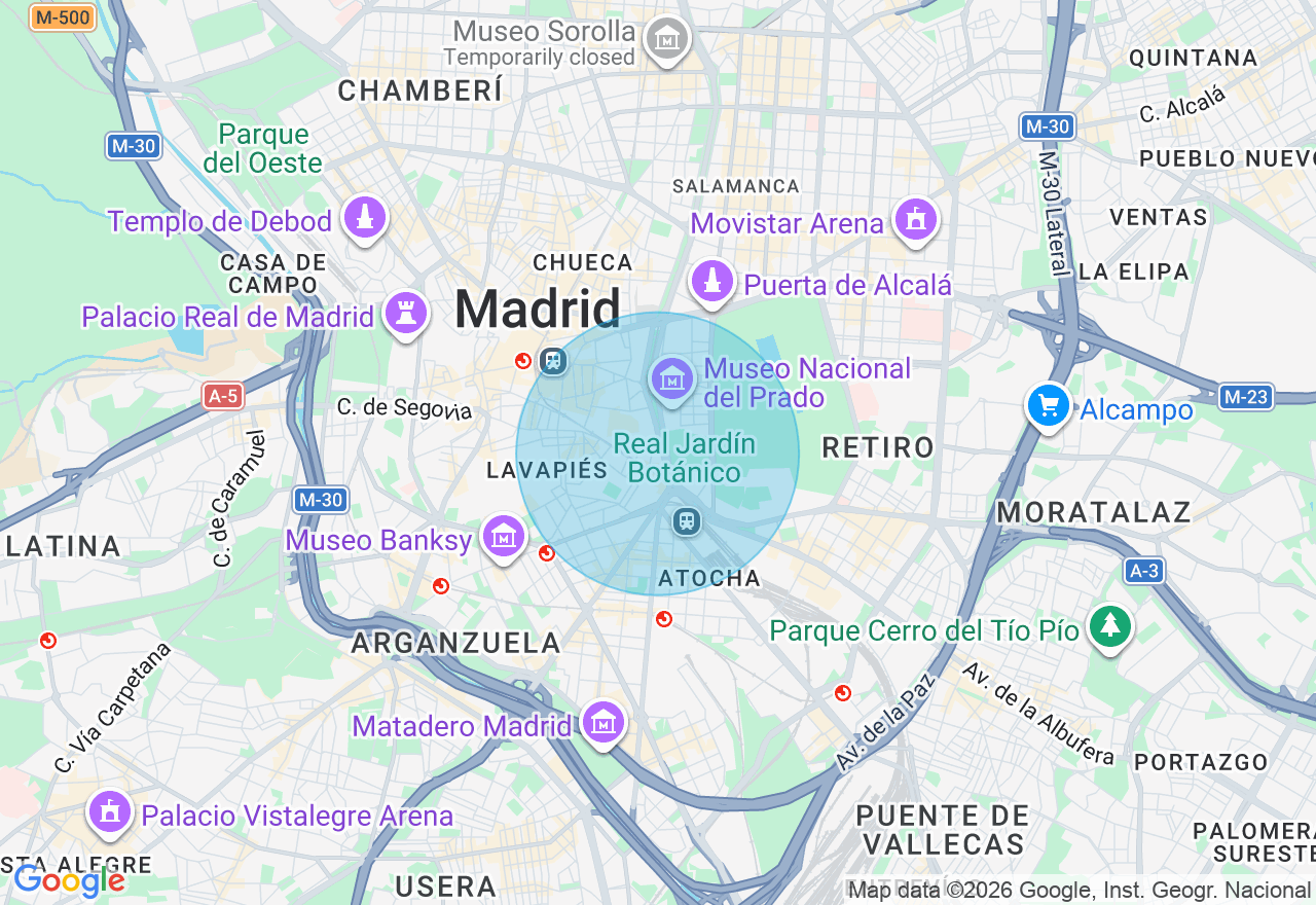 Mapa de la ubicación