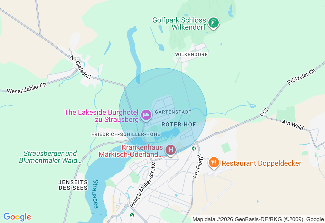 Kartenansicht der Location