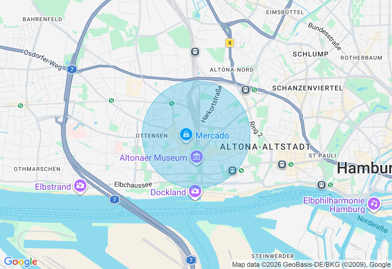 Kartenansicht der Location