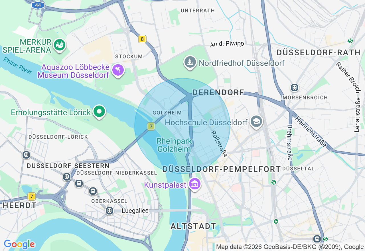 Kartenansicht der Location