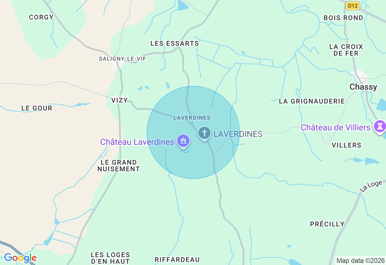 Carte de l'emplacement