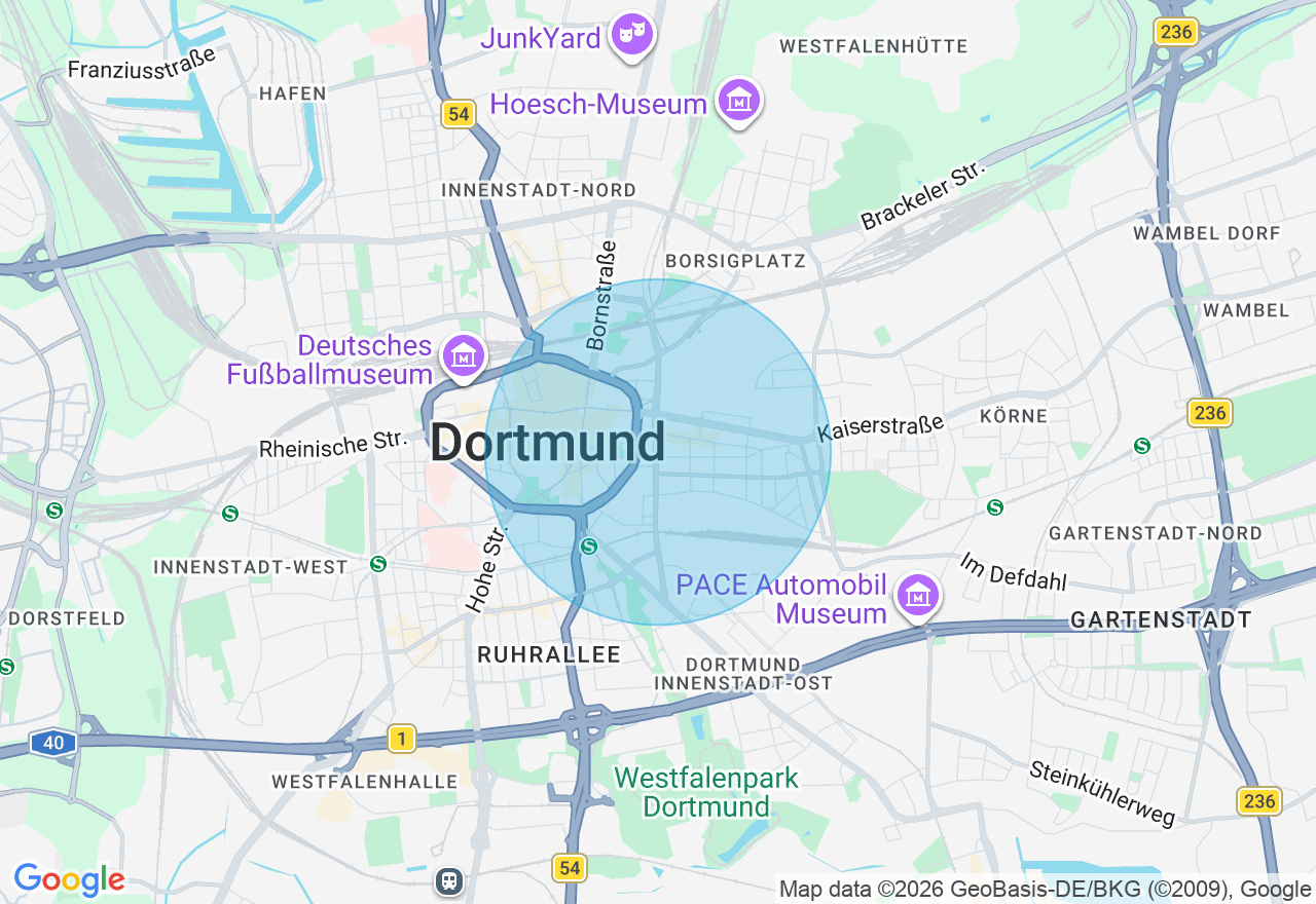 Kartenansicht der Location