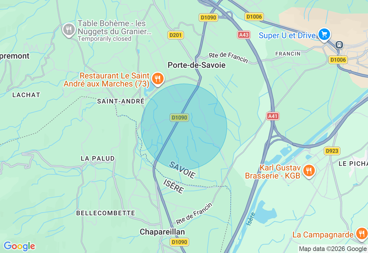 Carte de l'emplacement