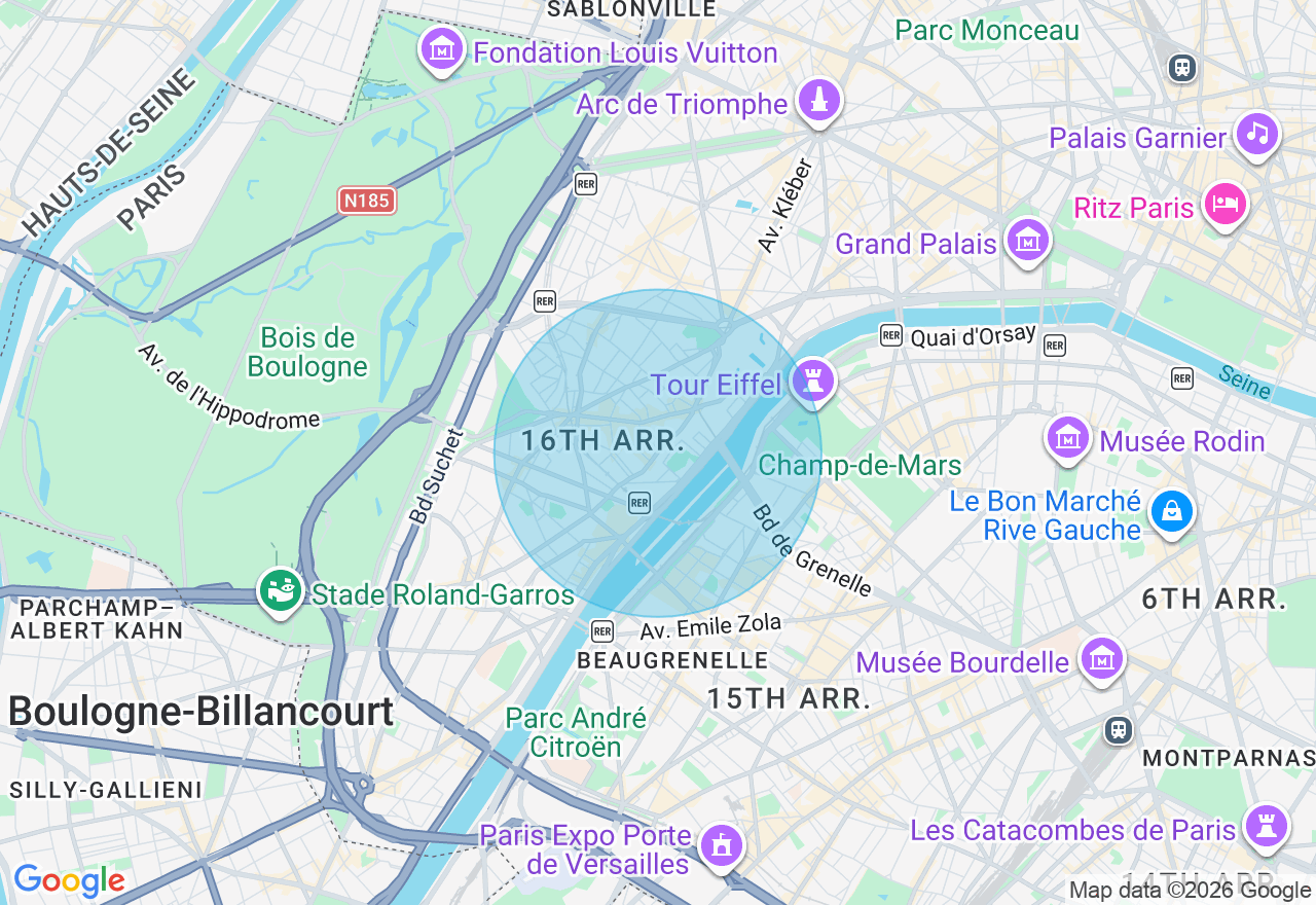 Carte de l'emplacement