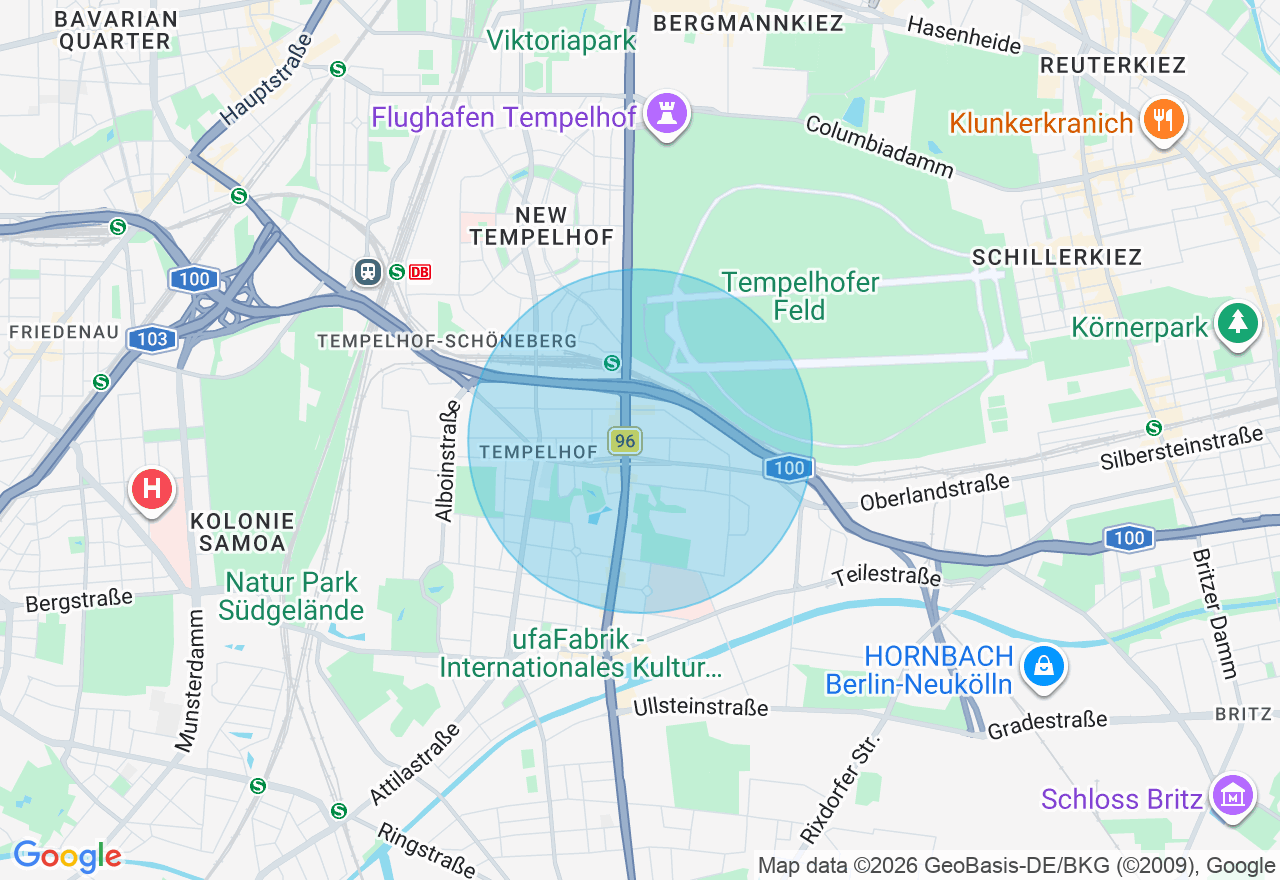 Kartenansicht der Location