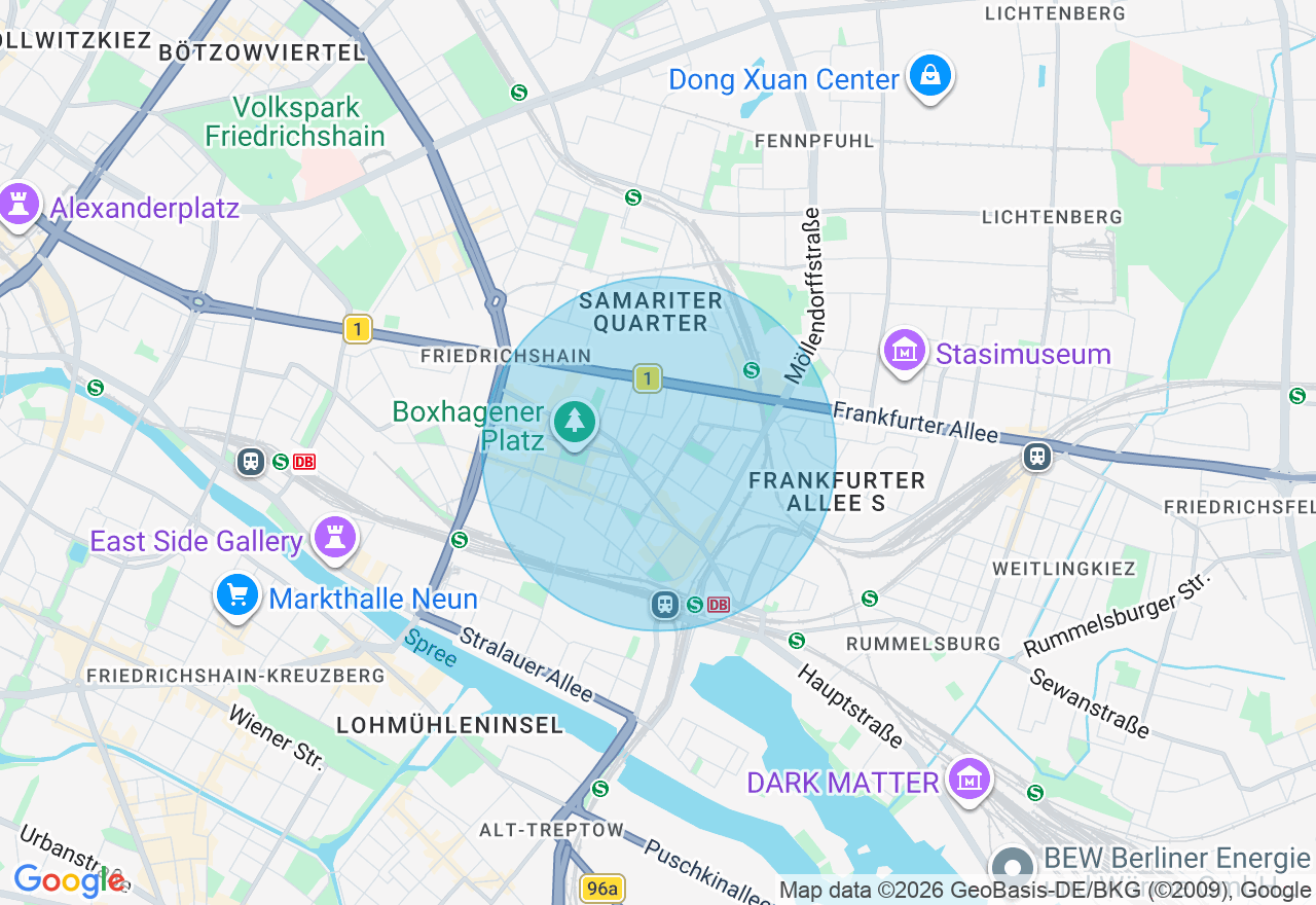 Kartenansicht der Location