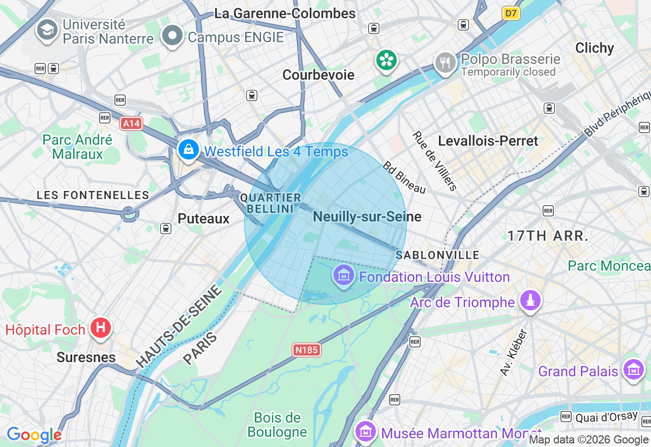 Carte de l'emplacement