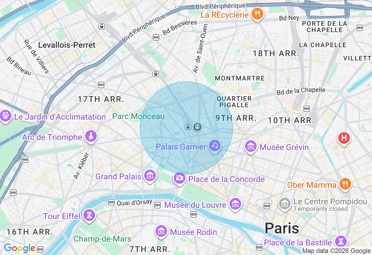 Carte de l'emplacement