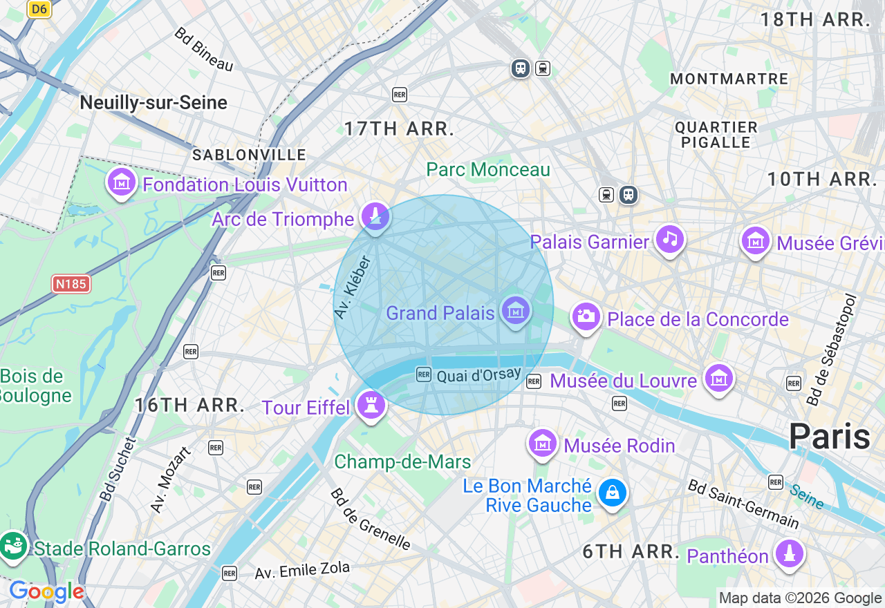 Carte de l'emplacement