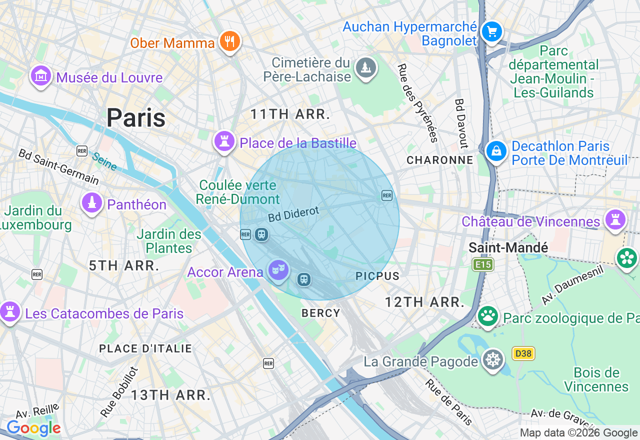 Carte de l'emplacement