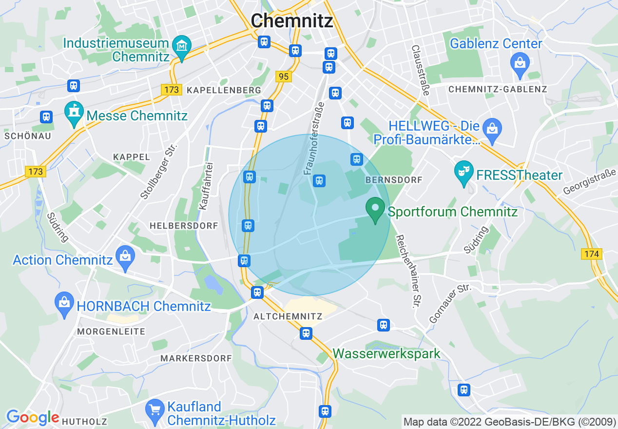 Kartenansicht der Location