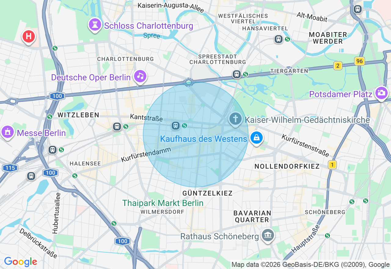 Kartenansicht der Location