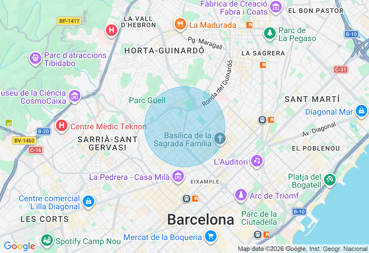 Mapa de la ubicación
