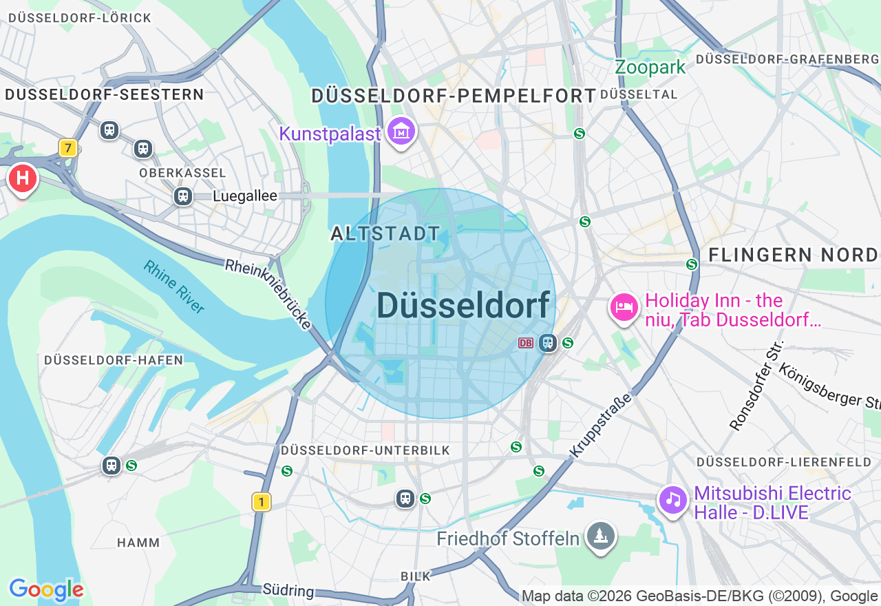 Kartenansicht der Location