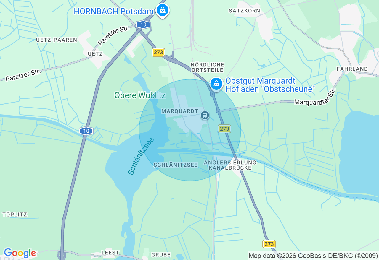 Kartenansicht der Location