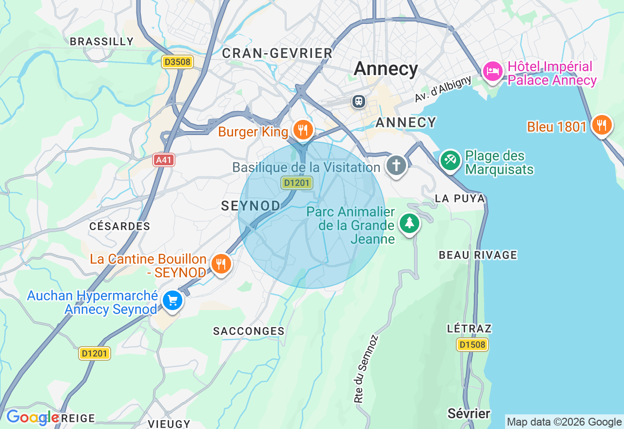Carte de l'emplacement