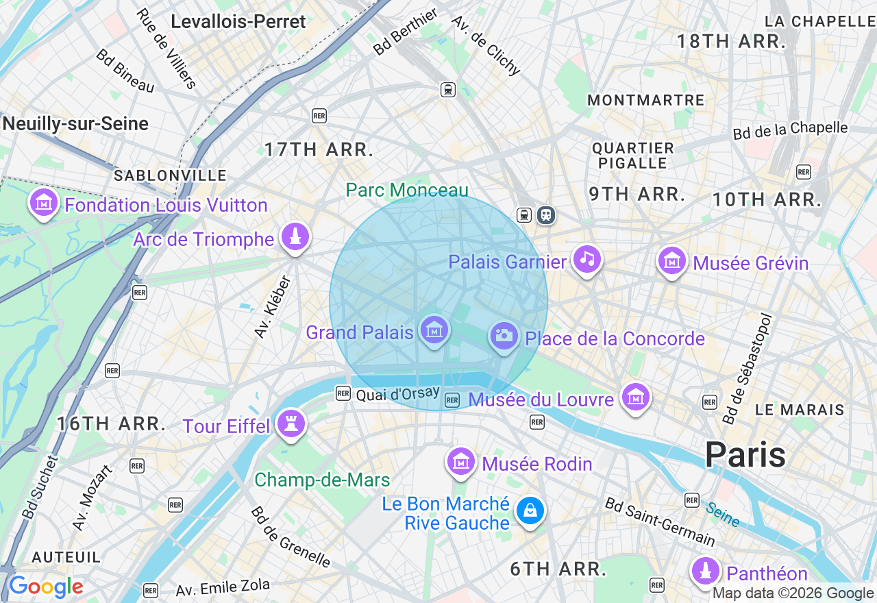 Carte de l'emplacement