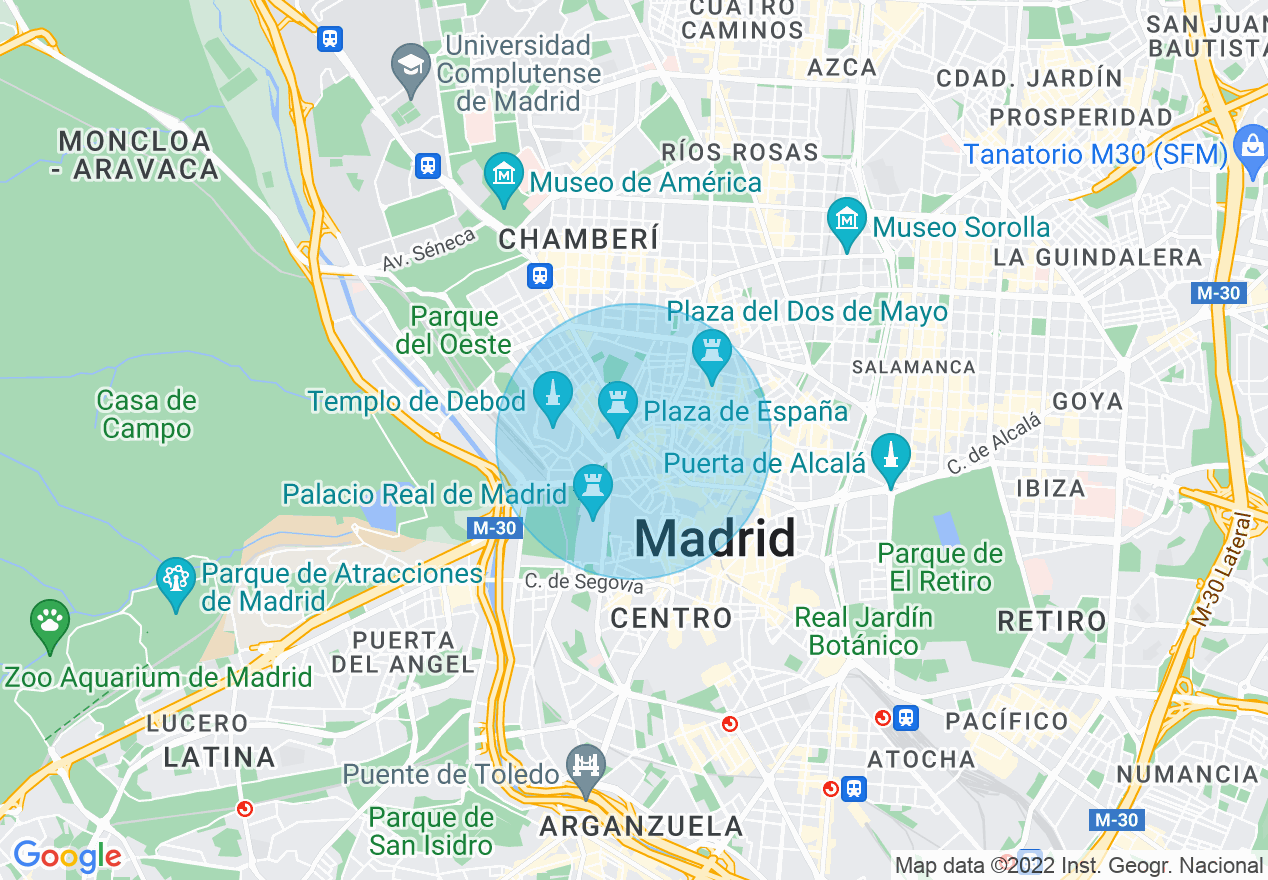 Mapa de la ubicación