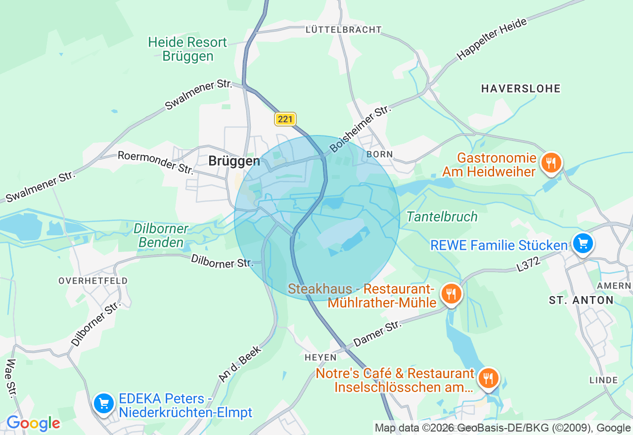 Kartenansicht der Location
